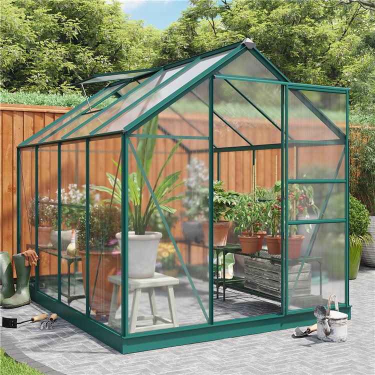 Rosette Polycarbonate Greenhouse - Choose Size