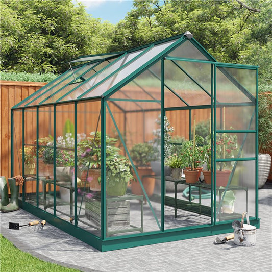 Rosette Polycarbonate Greenhouse - Choose Size
