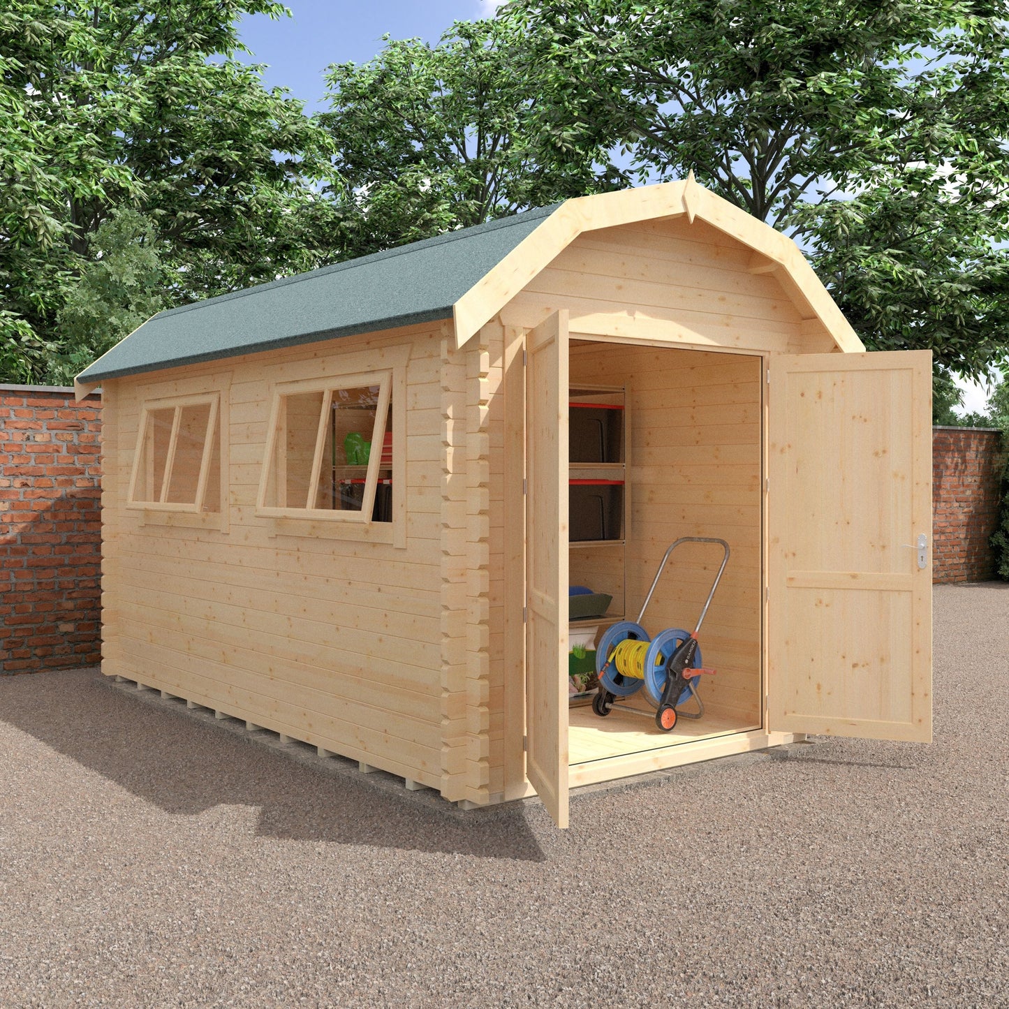 The Aldford Barn Log Cabin  44mm